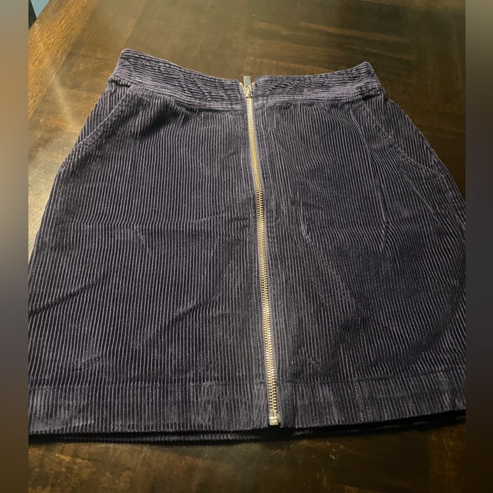 GAP Women Zipper Corduroy Skirt Size 0